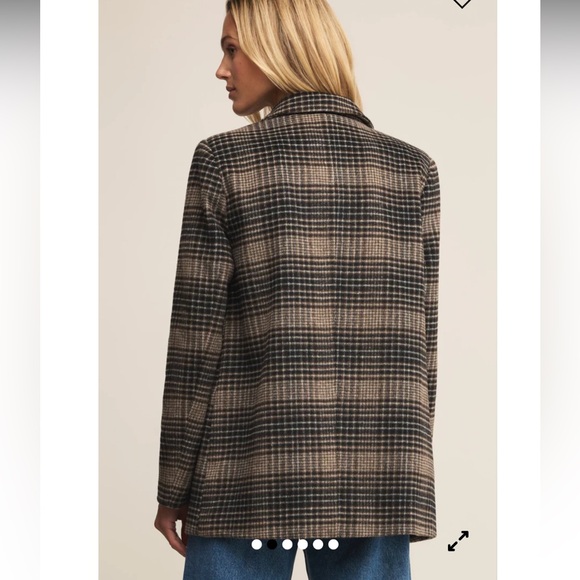 Z Supply Kingston Relaxed Plaid Blazer - Picture 2 of 8